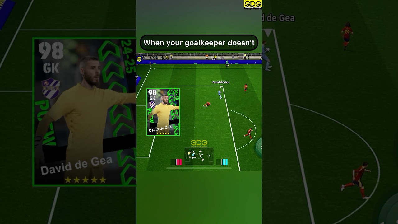 Doesn’t use his feet well. 🥵 by David de Gea 