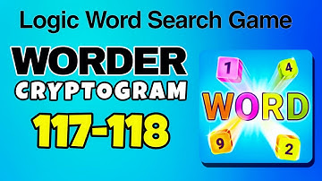 WORDER Logic Word Search Game level 117 118