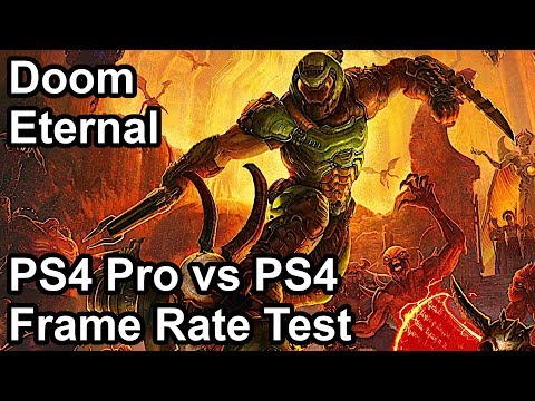 Doom Eternal PS4 Pro Vs PS4 Frame Rate Comparison