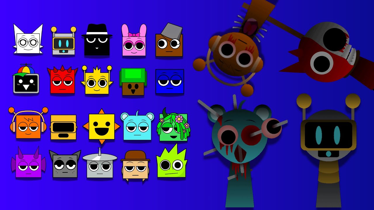 Sprunki Square Race: Nightmare Stage 2