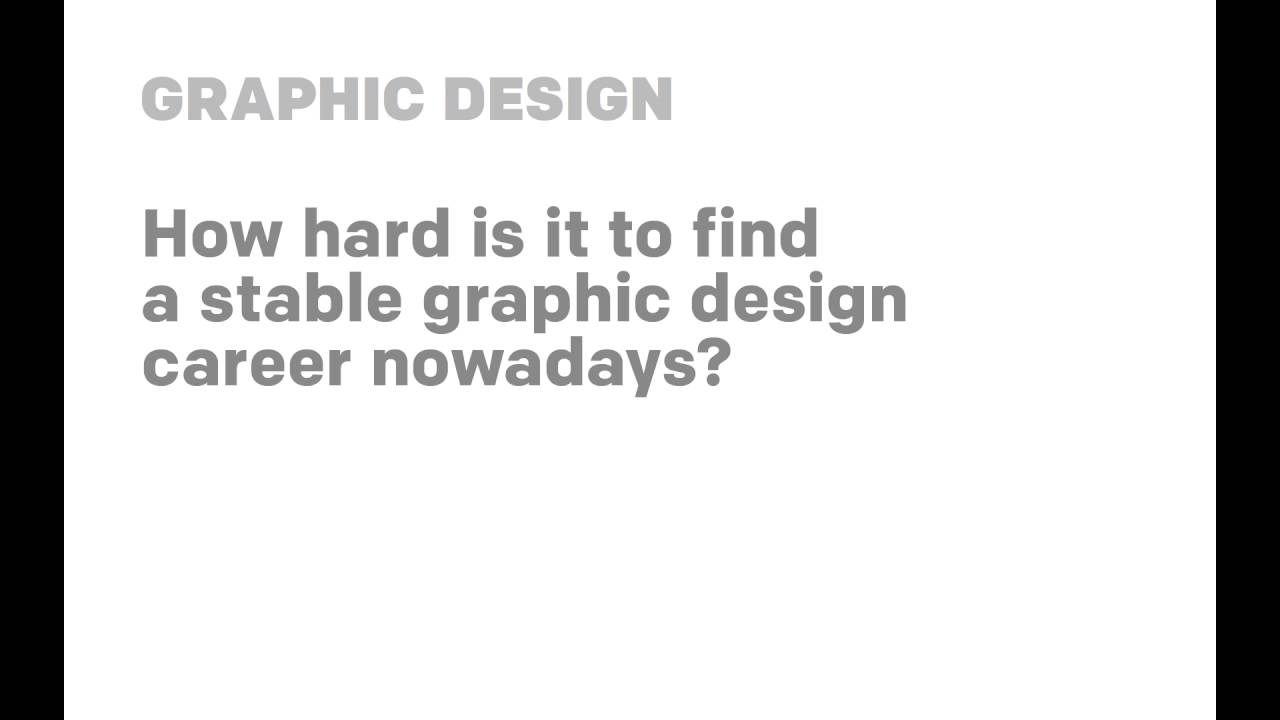 Are There Stable Jobs in Graphic Design?