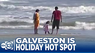 December beach day? Galveston gifted with warmth and visitors