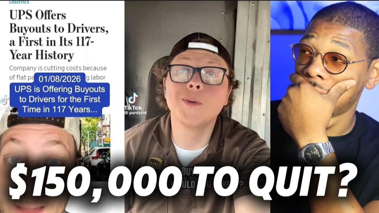 Компания UPS выплачивает водителям 150 000 долларов за увольнение.