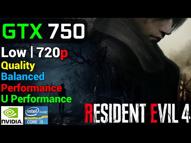 RESIDENT EVIL 4 REMAKE na GTX 1050ti 4GB Vram + i3-3240 3.4GHz