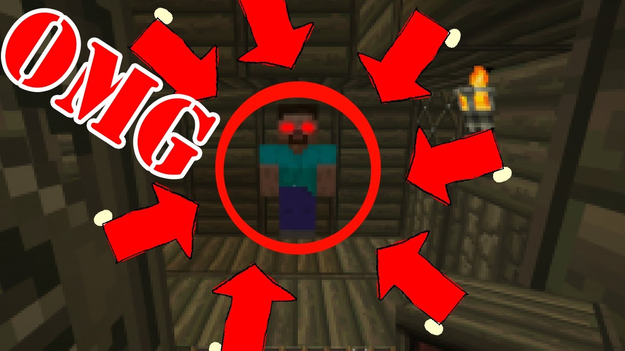 HOW TO SPAWN HEROBRINE WITH RED EYES IN MINECRAFT!! %100 