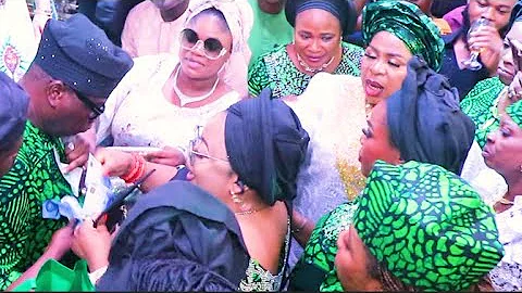 Femi Branch Can’t Stop Smiling as Eniola Ajao, Ijebuu, Madam Saje & Others Dance With Him