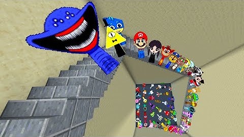 Family SPRUNKI OC Nextbots (Horror Version) in Maze Gmod for Minecraft PE