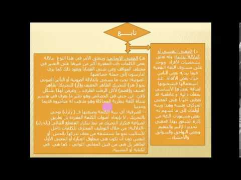 انواع الدلالة