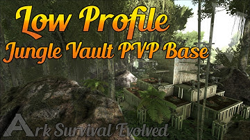 The Jungle Vault | Low Profile PVP Build Guide | Ark: Survival Evolved