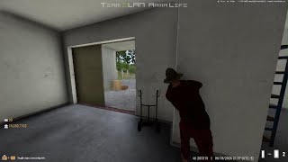 Fighting MMG with double barrel shotgun [Team elan arma life]