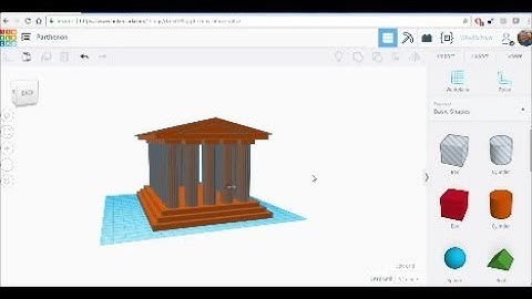 Building the Parthenon on Tinkercad