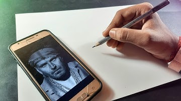 how to draw Bachchhan pandey step by step | Akshay Kumar Outline Tutorial