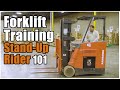 How to Operate a Forklift | Stand-Up Rider Training