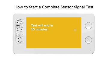 How to Start a Complete Sensor Signal Test - Cove