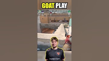 S1mple CRAZY 1v3 CLUTCH Carries his NEW Team #cs2 #csgo #cs2clips  #shorts #s1mple @FNCSZone