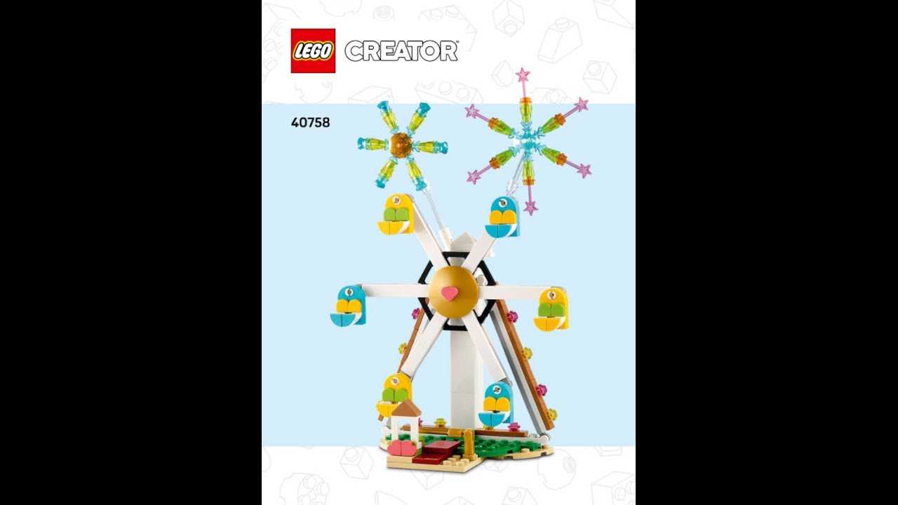 LEGO Instructions | Creator | 40758 | Celebration: Ferris Wheel