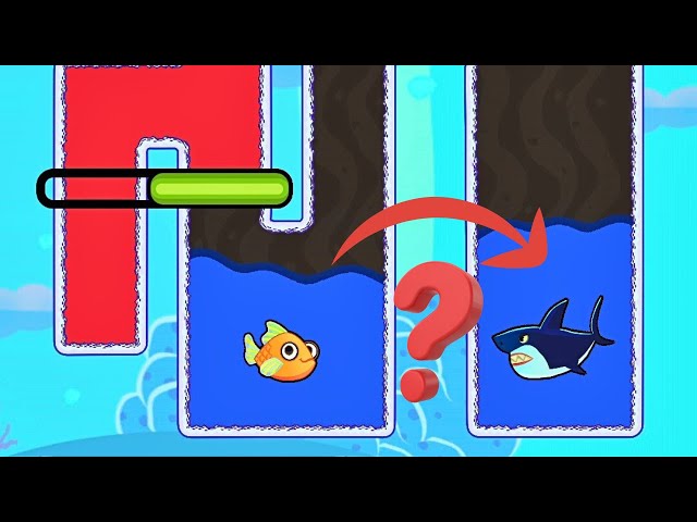🕹 Save The Fish - Mobile Game - Puzzle Game - All Levels 1-30