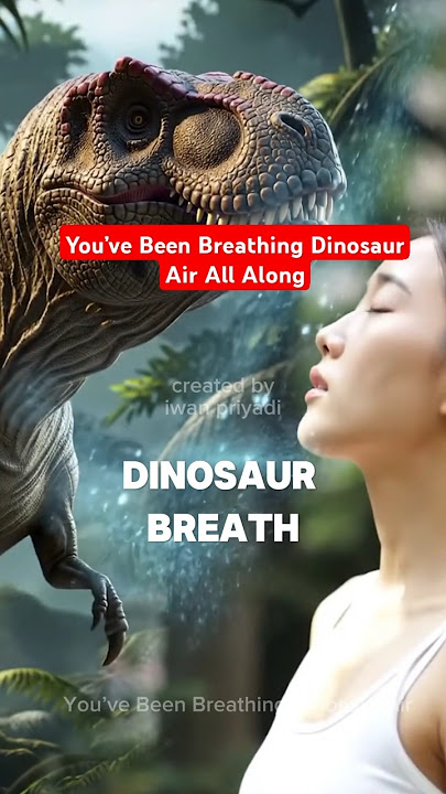 You’ve Been Breathing Dinosaur Air All Along! 🦖💨 #facts #fact #dinosaur