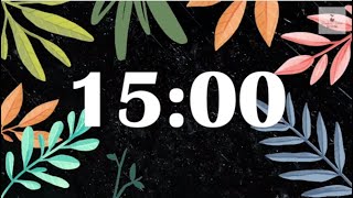 15 Minute Countdown Timer | Boho Botanical | Music