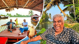 LIFE ON THE BACKWATERS OF KERALA... BLOWN AWAY BY THIS EXPERIENCE 😭🤩🤯 #alleppeybackwaters #life