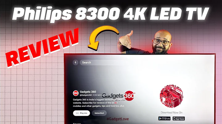 Philips 8300 4K UHD LED Google TV Review: Should you buy this smart TV? #technology #tv #philips thumbnail
