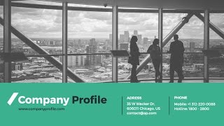 Company Profile Keynote Presentation Template