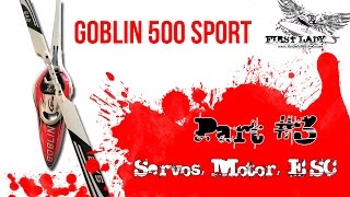 Goblin 500 Sport #3 - Servos, Motor, ESC Mounting and Programming screenshot 5