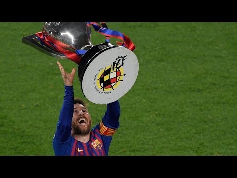 Barcelona clinch back-to-back La Liga titles on Messi goal