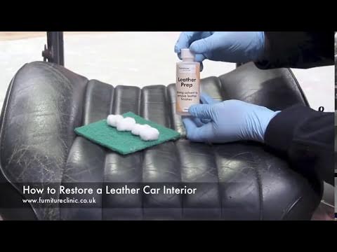 How to Restore a Leather Car Interior 
