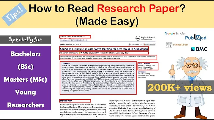 How to read a Research Paper ? Made easy for young researchers. - DayDayNews