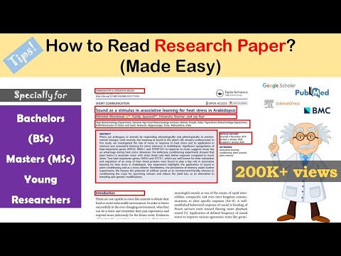 How to read a Research Paper ? Made easy for young researchers.