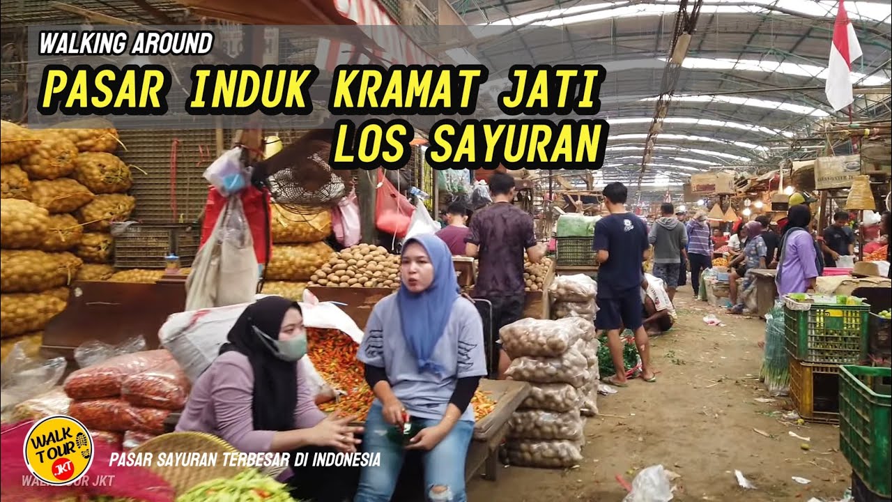 BLUSUKAN DI PASAR INDUK KRAMAT JATI LOS SAYURAN | PASAR SAYUR TERBESAR DI INDONESIA‼️#pasarinduk