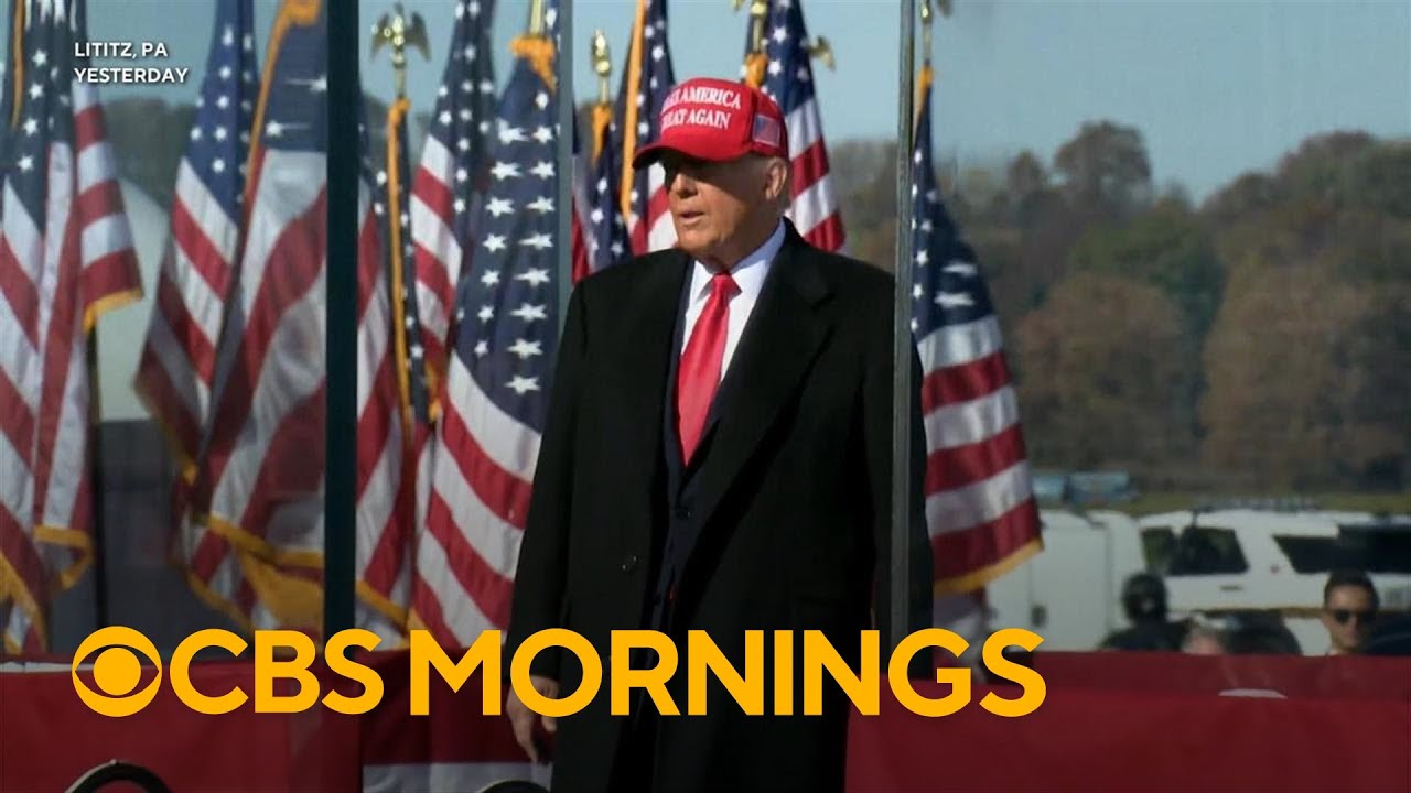 Trump and Harris make last campaign stops before Election Day - YouTube