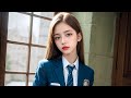 Ai most beautiful girl model with college cute dress ideas stablediffusion lookbook