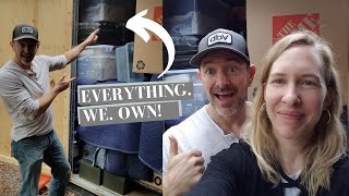 Can we fit everything we own in a Uhaul Ubox ?  VLOG | Wandering Journey ep 21 in 4k
