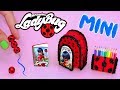 DIY: Miniature MIRACULOUS LADYBUG School Supplies ( Backpack, Notebook, etc) REALLY WORKS