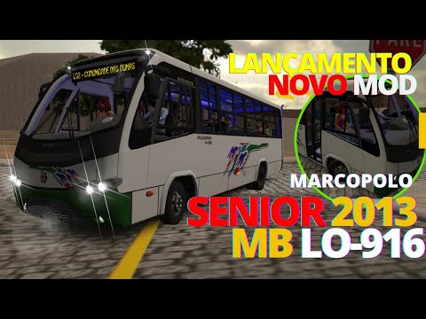 Busscar Micruss 1999 MB LO-914 para o Proton Bus Simulator/Road