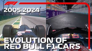 Evolution Of Red Bull F1 Cars (F1 2005 - 2024)