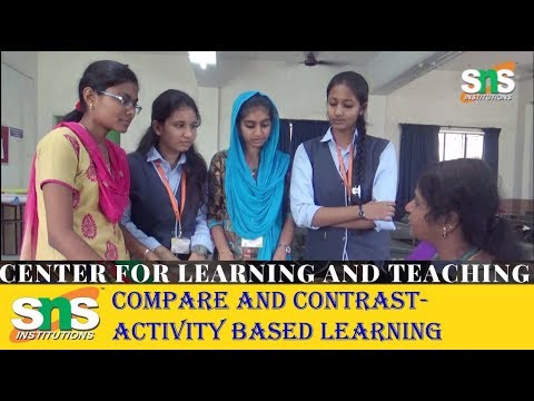 SNS INSTITUTIONS: Teaching Learning Methods Compare & Contrast Activity Based Learning