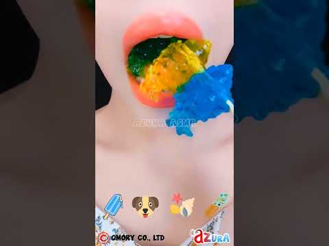 Relaxing ASMR Mouth Sounds with Emoji #asmr #challenge #delicious #yummy