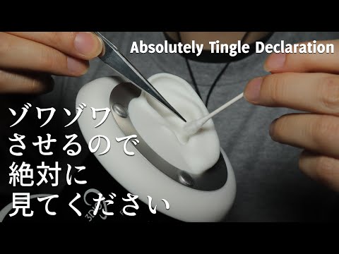 [ASMR] ゾワゾワ民を救うために耳かきを耳かきした Ear Cleaning to Cure Your Tingle Immunity (No Talking)