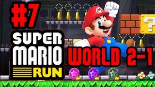 Super Mario Run - World 2-1 (All Pink, Purple and Black Coins) - Ghost-Door Deception screenshot 3