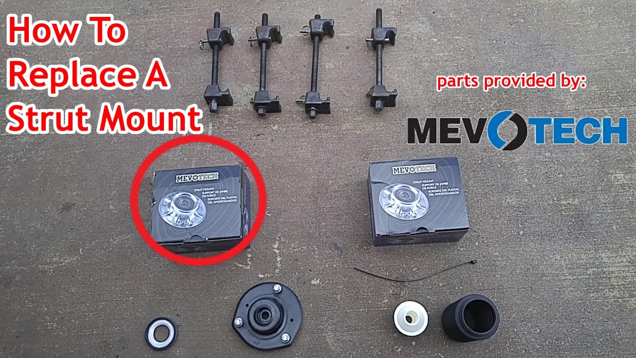 Noisy Front Suspension? Toyota Upper Strut Mount, Bellow & Bumper