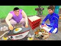 इस्त्री पर अंडा आमलेट बनाना IronBox Omelette Comedy Video हिंदी कहानियां Hindi Kahaniya Comedy Video
