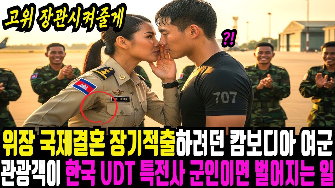 한국 UDT 특전사 군인인줄 모르고 사기치던 캄보디아 여군 소령의 소름돋는 충격 결말