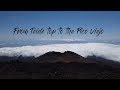 From Teide top to the Pico Viejo