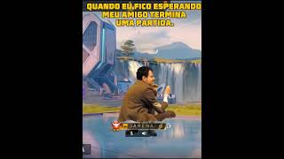A amizade acaba com ele clicando em “jogar novamente” 😞 #freefire #FreefireBrasil #Freefirememe