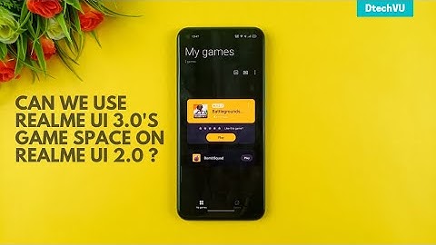 Realme UI 3.0 Game Space for Realme UI 2 Devices | New Game Space