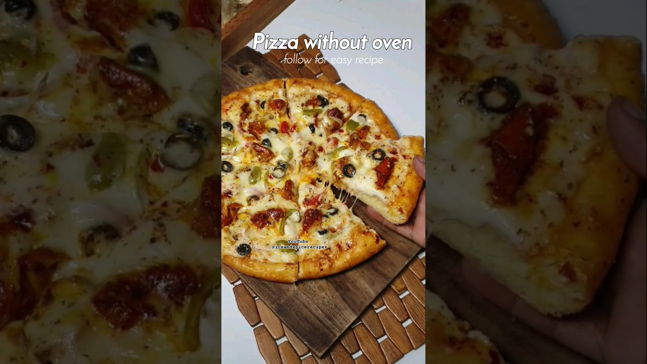 Pizza without oven 😋 my Instagram most viral recipe #shorts #shortsviral #trending