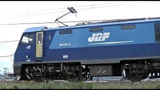 EH200-5 隅田川→新潟 高速貨物 2083レ 信越本線